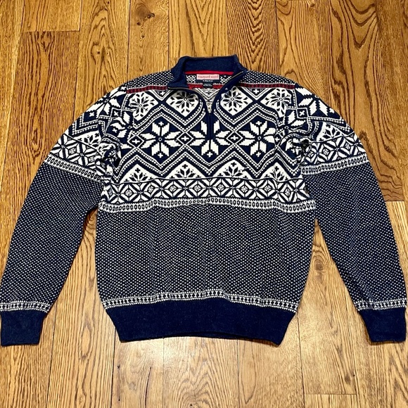 Vineyard Vines Other - Vineyard Vines Fair Isle 1/4 Zip Mock Turtleneck Sweater